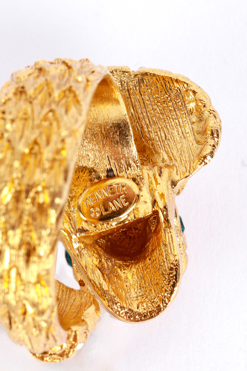 Kenneth Jay Lane Golden Frilled Dragon Ring mark @RECESS LA