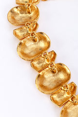 Kenneth Jay Lane Golden Nugget Necklace back wear @recess la