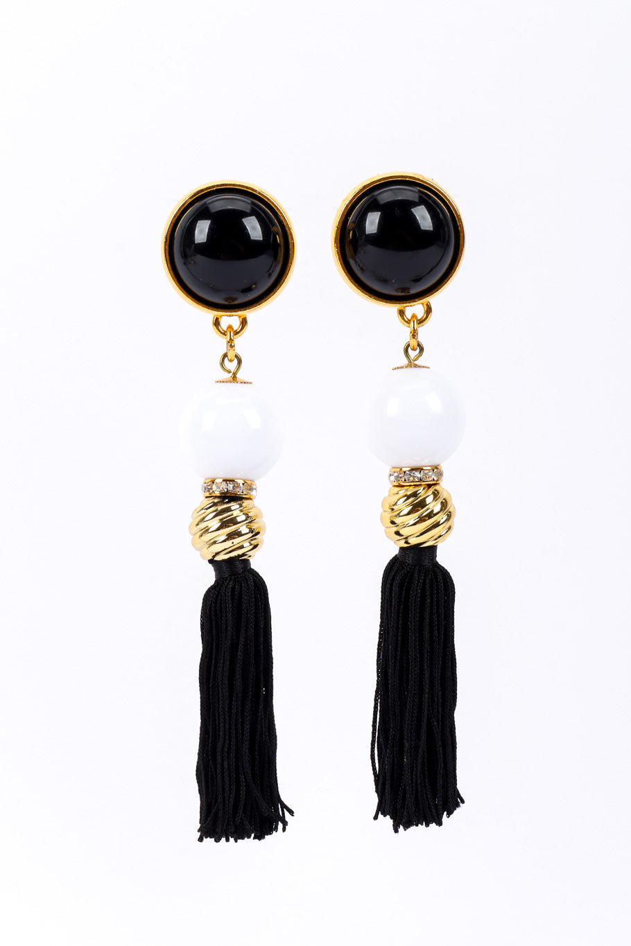 Tassel Ball Drop Earrings II by Escada @recessla