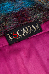 Oversized Mohair Cardigan by Escada label @recessla