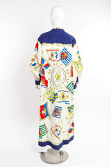 Etro 2021 S/S Nautical Flag Cotton Dress back on mannequin @recess la