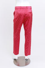 Etro Floral Jacquard Satin Pant back on mannequin @recess la