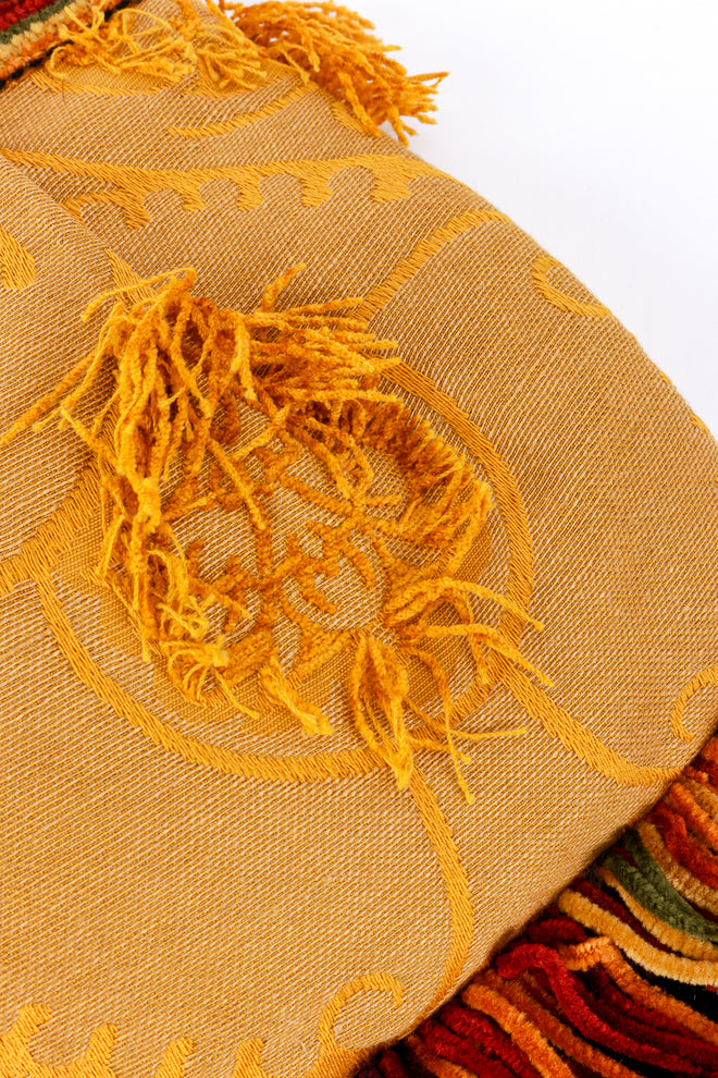 Etro Brocade Chenille Fringe Bag chenille closeup @recess la