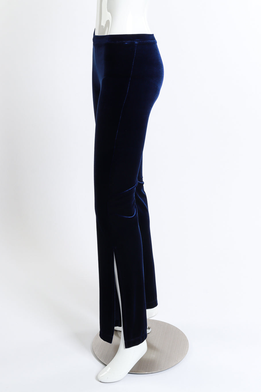 Vintage Elisabetta Rogiani Velvet Cape Top, Tank & Pant Set side on mannequin @recess la