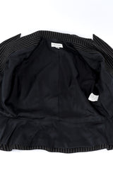 Emanuel Ungaro Pinstripe Blazer & Waistcoat Set lining @RECESS LA