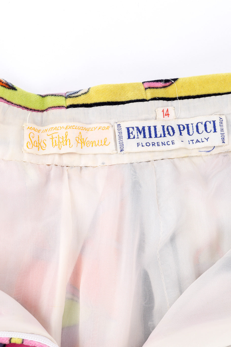 Velvet skirt by Emilio Pucci label @recessla