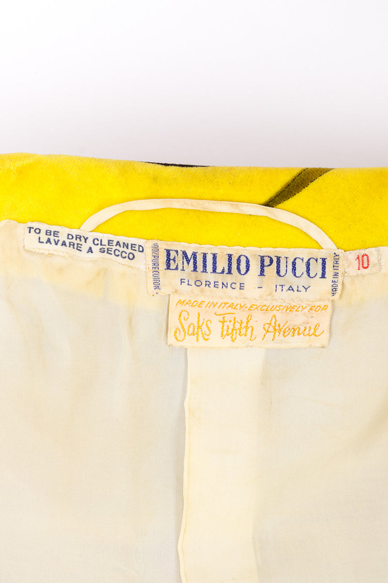 Mod floral pantsuit by Emilio Pucci jacket label @recessla