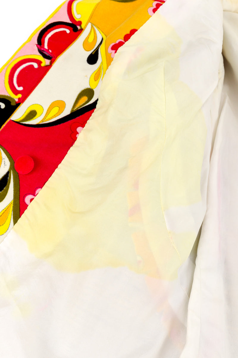 Mod floral pantsuit by Emilio Pucci lining stain @recessla