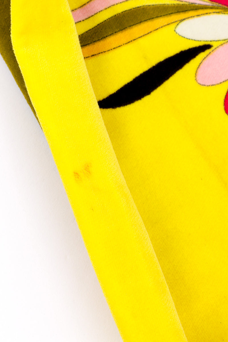 Mod floral pantsuit by Emilio Pucci seam stain @recessla