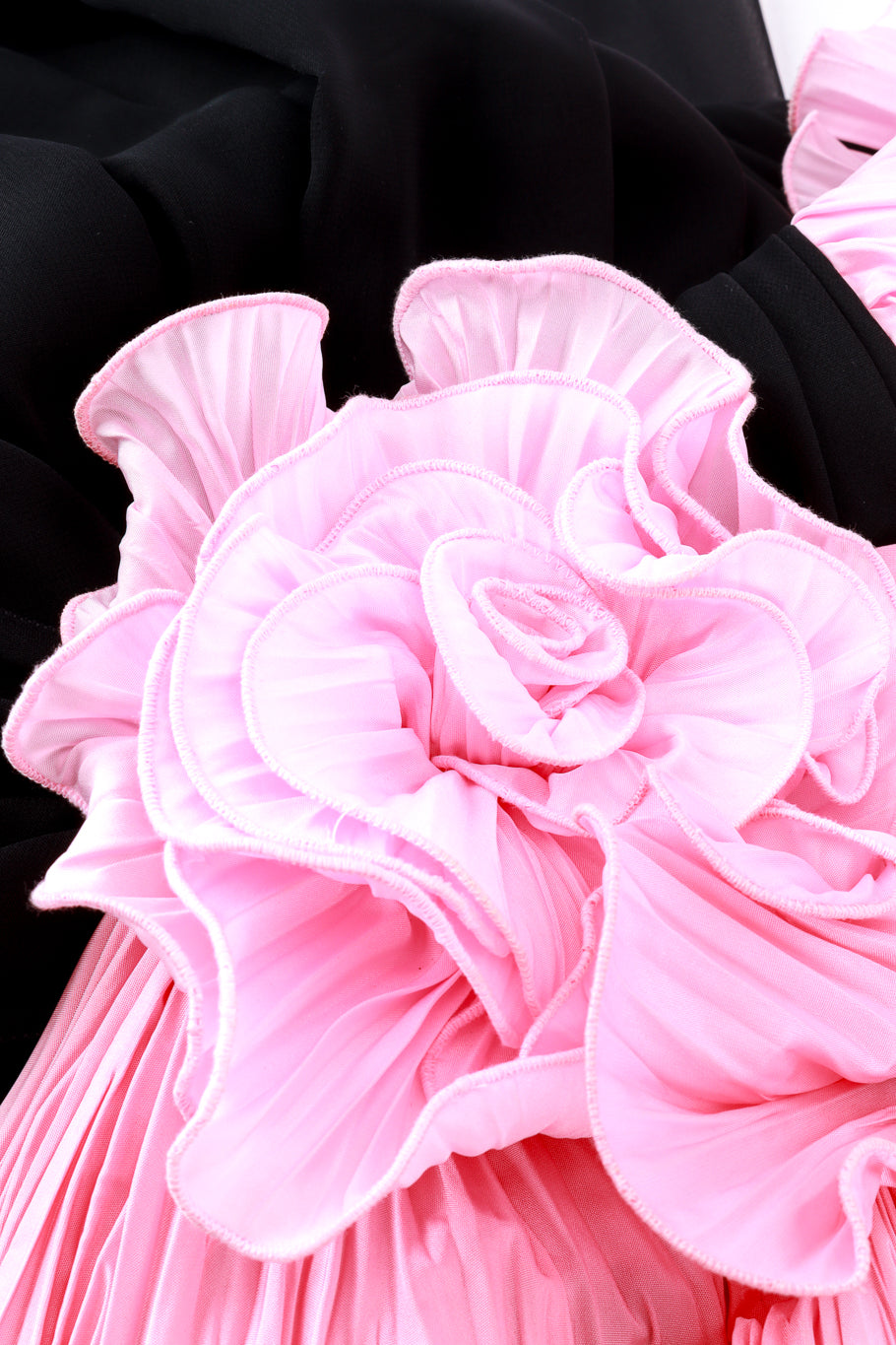 Eugene Alexander Blossoming Ruched Evening Gown fabric @RECESS LA