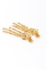 Vintage Oscar de la Renta Byzantine Shoulder Duster Earrings back clips open @recess la