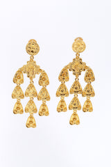 Filigree Bell Chandelier Earrings