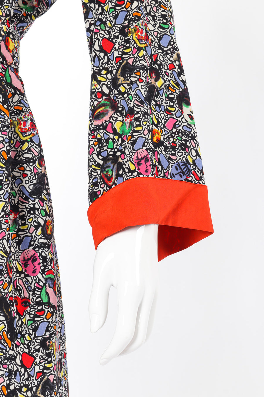 fendi multicolor silk dress Fendi Multicolor Silk Midi Dress Patchwork Jacquard AmeOro