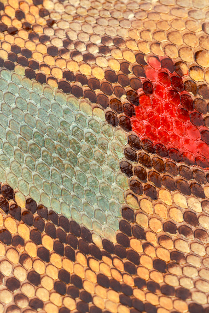 Fendi Multicolored Python Purse detail @RECESS LA