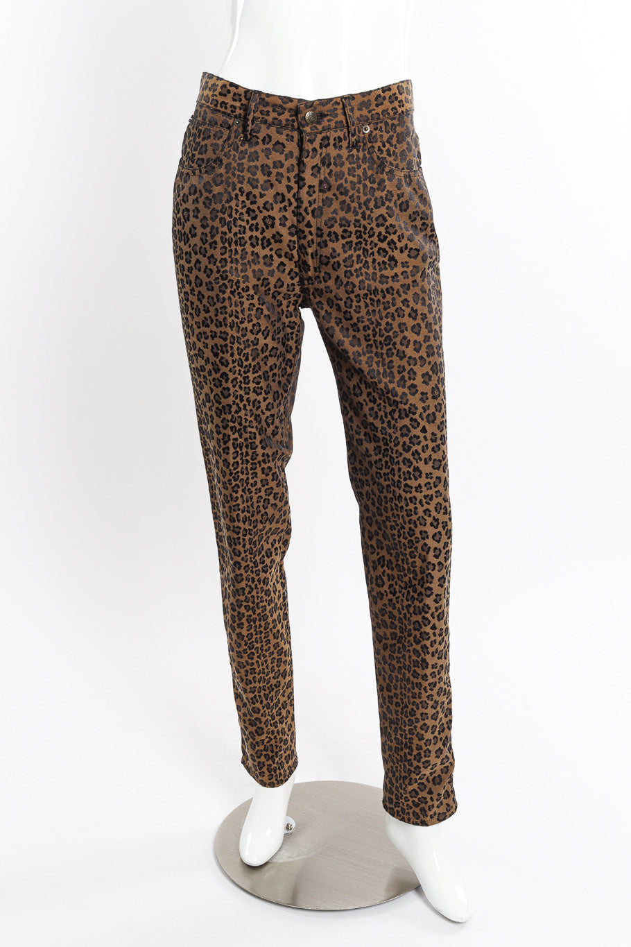 Twill Leopard Jean by Fendi on mannequin @recessla