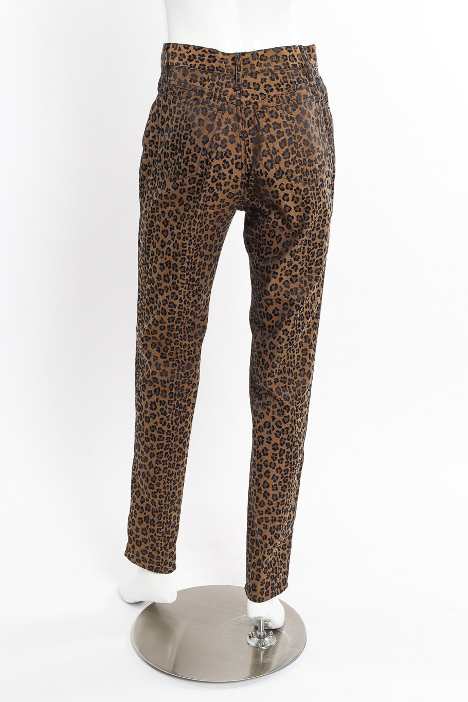 Twill Leopard Jean by Fendi on mannequin back @recessla
