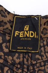 Twill Leopard Jean by Fendi label @recessla