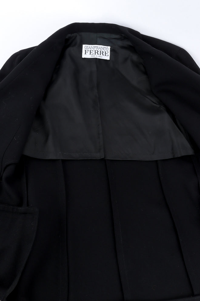 Gianfranco Ferre Roman Button Blazer lining @RECESS LA