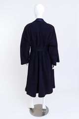 Vintage Gianfranco Ferre Lapel Swing Coat back on mannequin @recess la