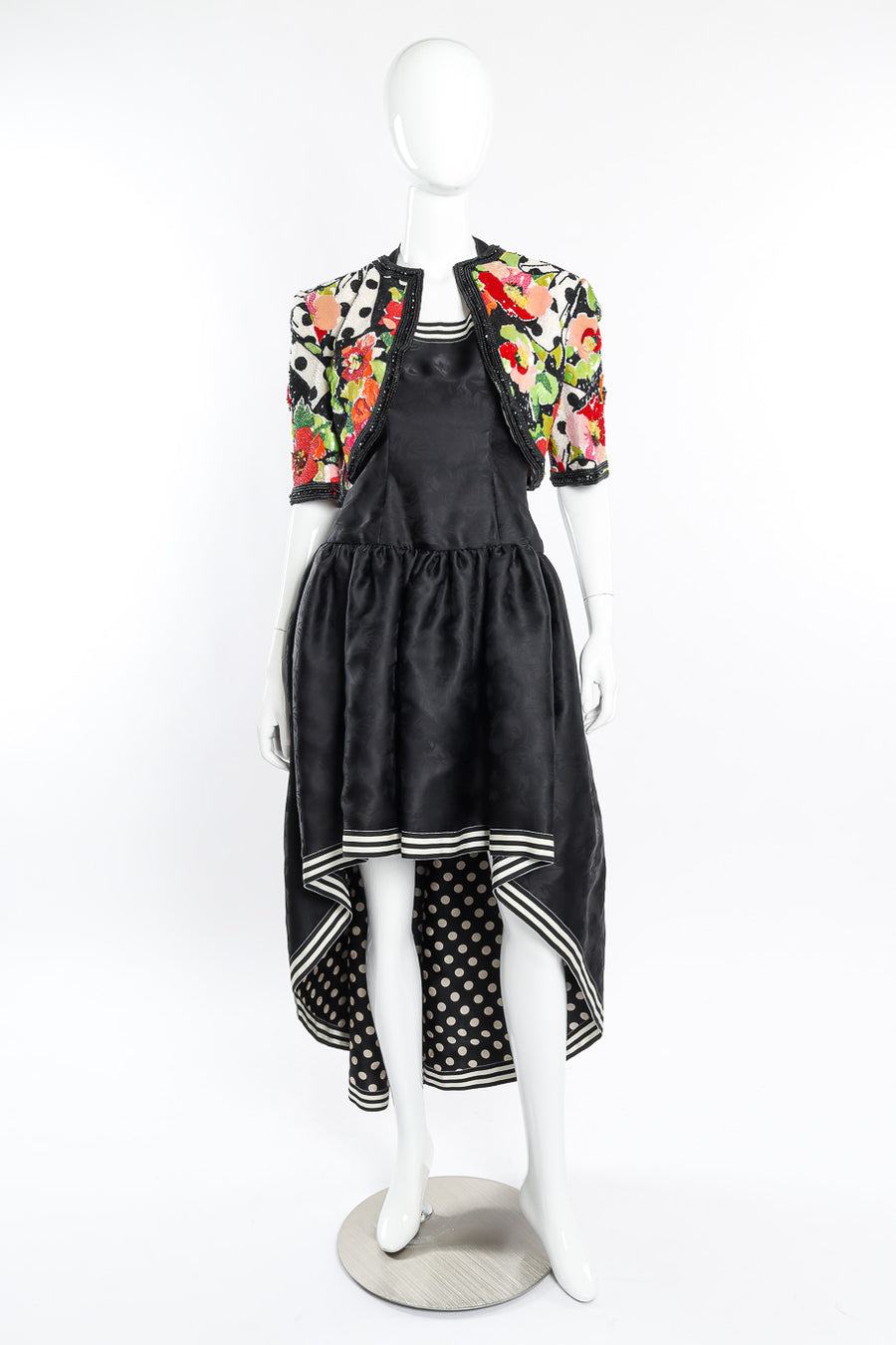 Vintage Fiandaca Beaded Bolero & Halter Dress Recess Vintage Fiandaca Beaded Bolero & Halter Dress Recess