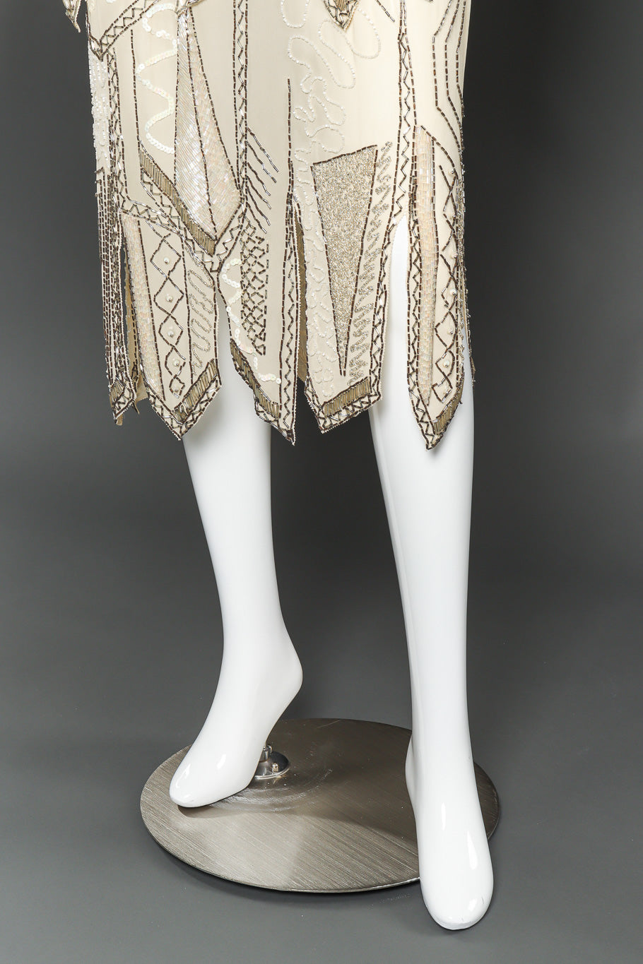 Embellished silk dress by Fabrice on mannequin hem @recessla