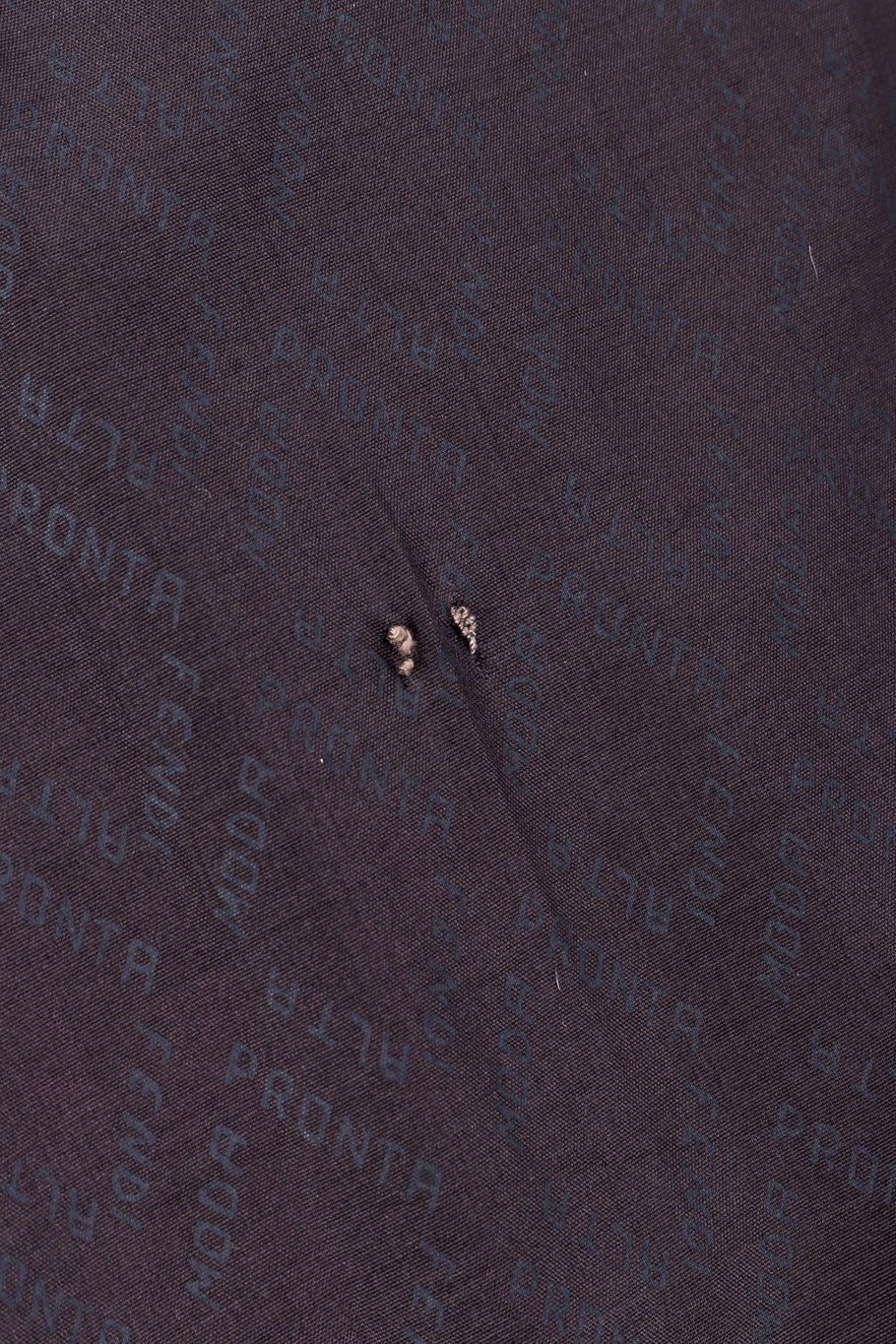 Vintage Fendi Lamb Fur Coat tiny holes closeup @recessla