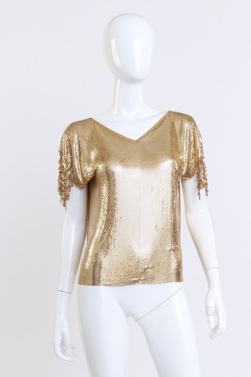 Metal Mesh Top by Anthony Ferrara on mannequin @ Recess LA