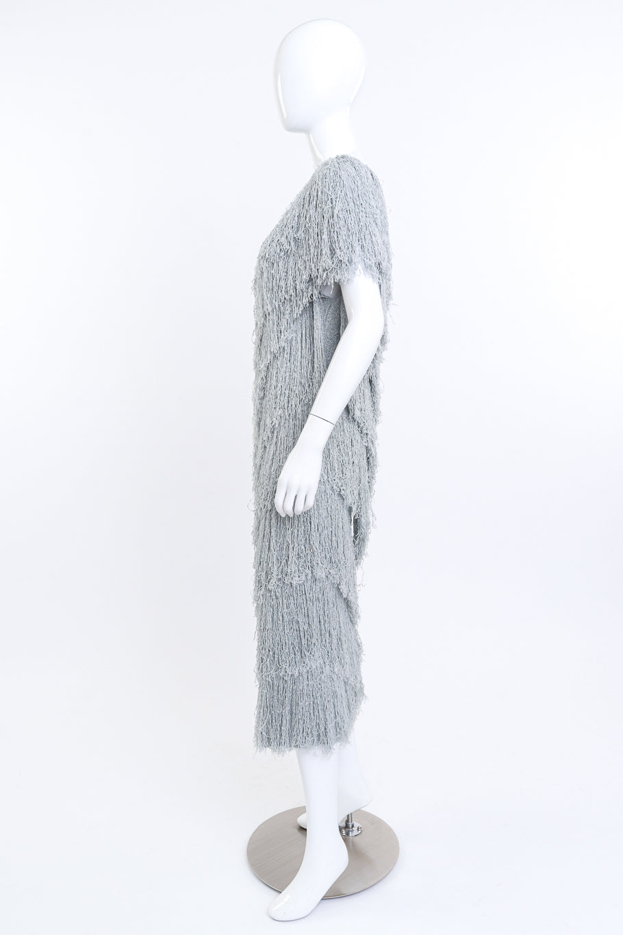 French Rags Chevron Fringe Knit Dress side mannequin @RECESS LA