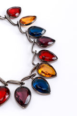 Vintage Kenneth Jay Lane Candy Drops Collar Necklace detail @recess la