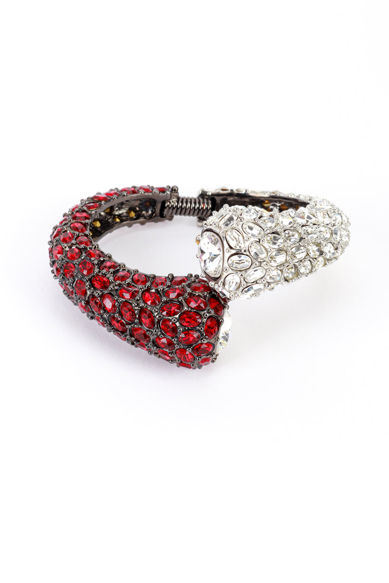 Vintage Kenneth Jay Lane Duotone Rhinestone Crystal Bracelet @RECESS LA