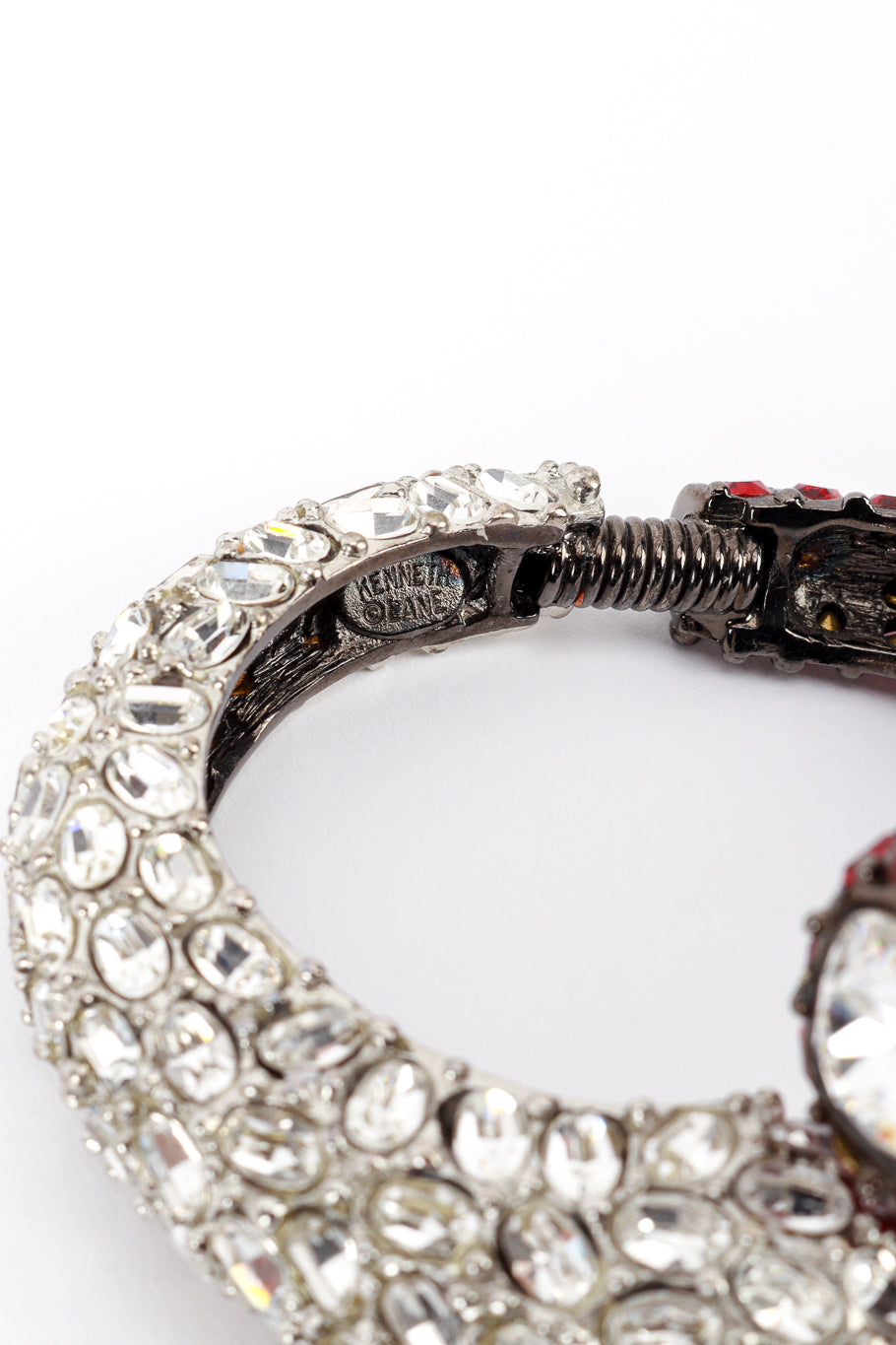 Vintage Kenneth Jay Lane Duotone Rhinestone Crystal Bracelet make @RECESS LA