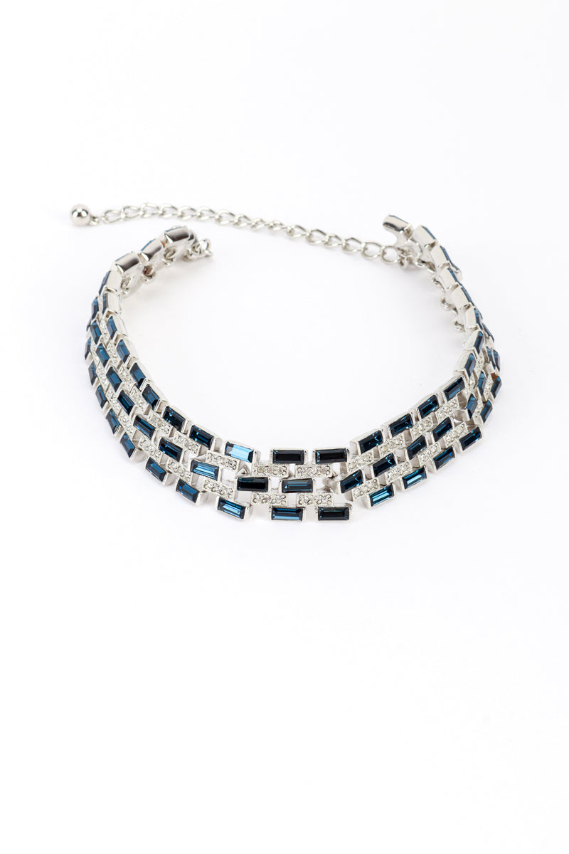 Vintage Kenneth Jay Lane Art Deco Montana Crystal Choker front @recess la