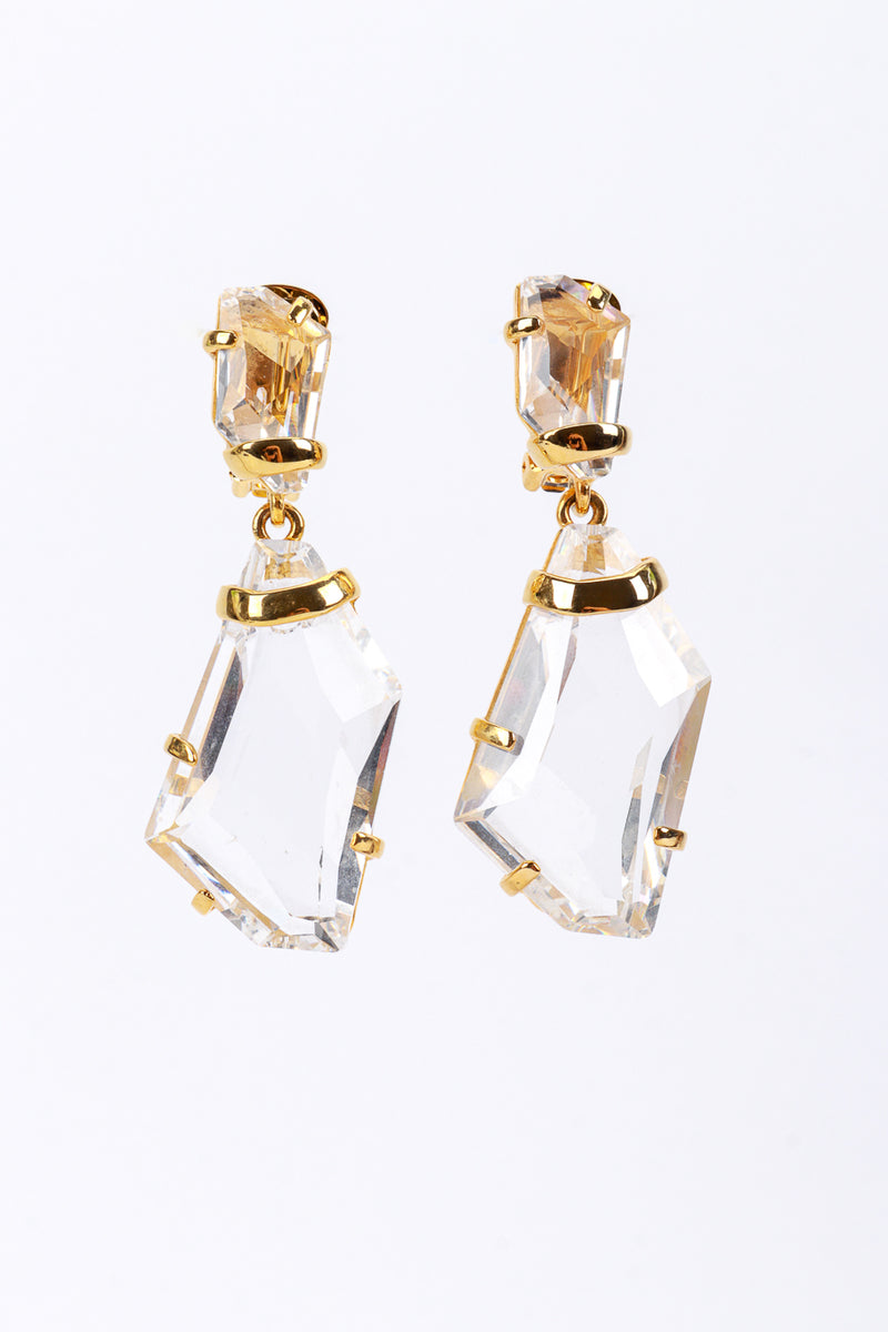 Crystal Ice Nugget Earrings