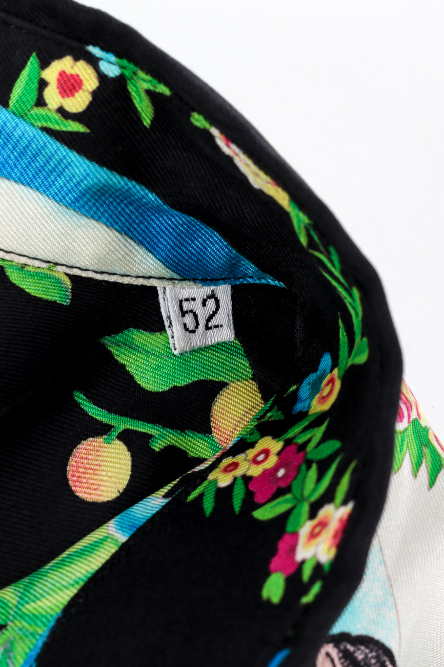 Vintage Gianni Versace Harlequin Jester Silk Shirt size tag @recess la