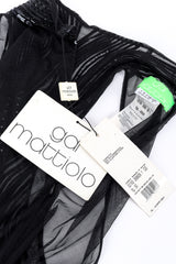 Gai Mattiolo Sequin Mock Neck Blouse hangtags @recessla