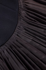 Vintage Galanos Gathered Taffeta Top pleat closeup @recessla