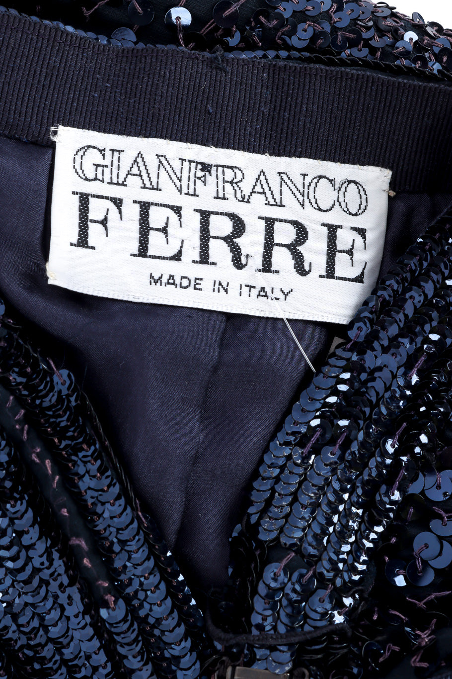 Midnight sequin skirt by Gianfranco Ferre label @recessla