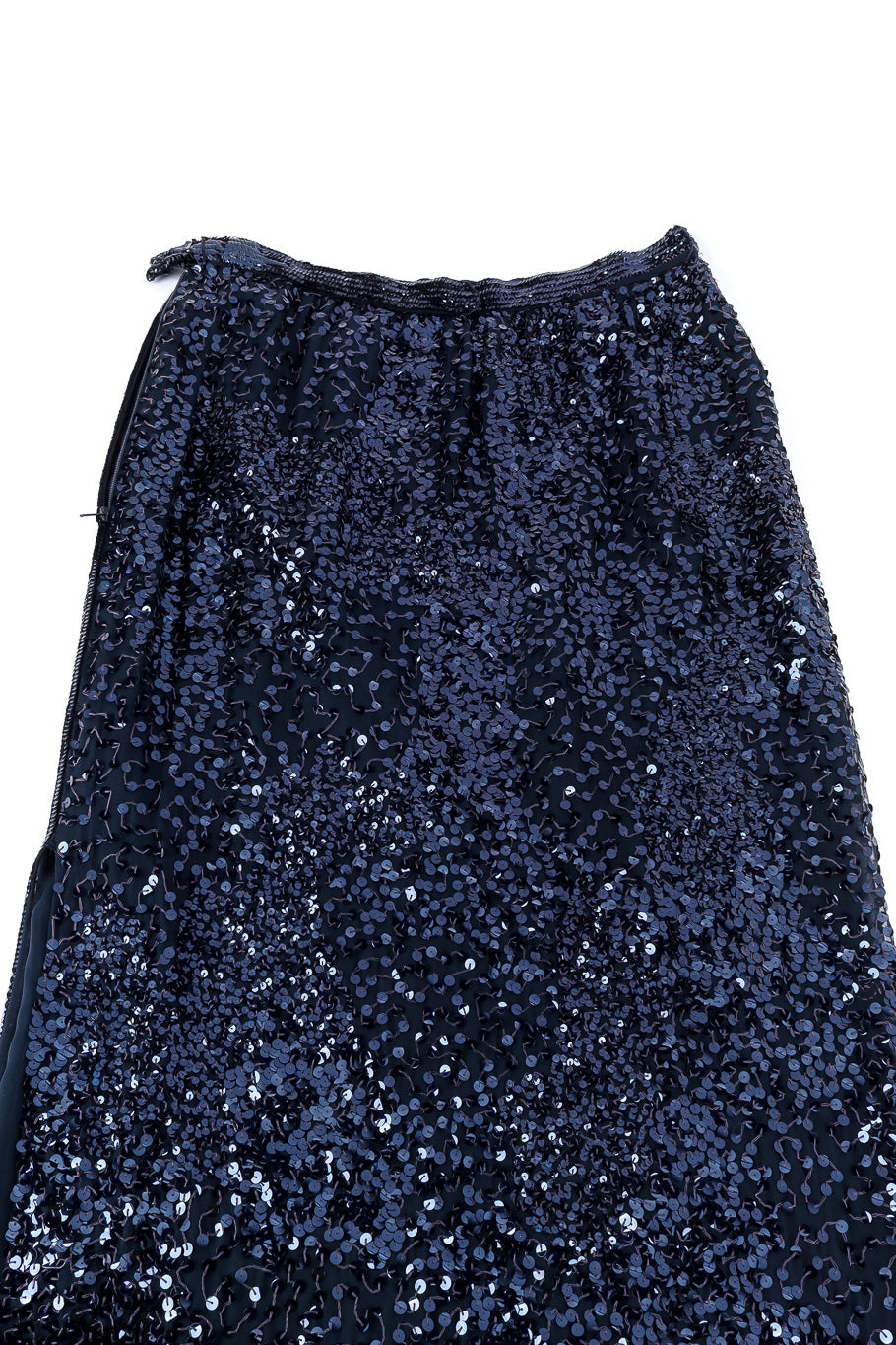 Midnight sequin skirt by Gianfranco Ferre flat lay @recessla