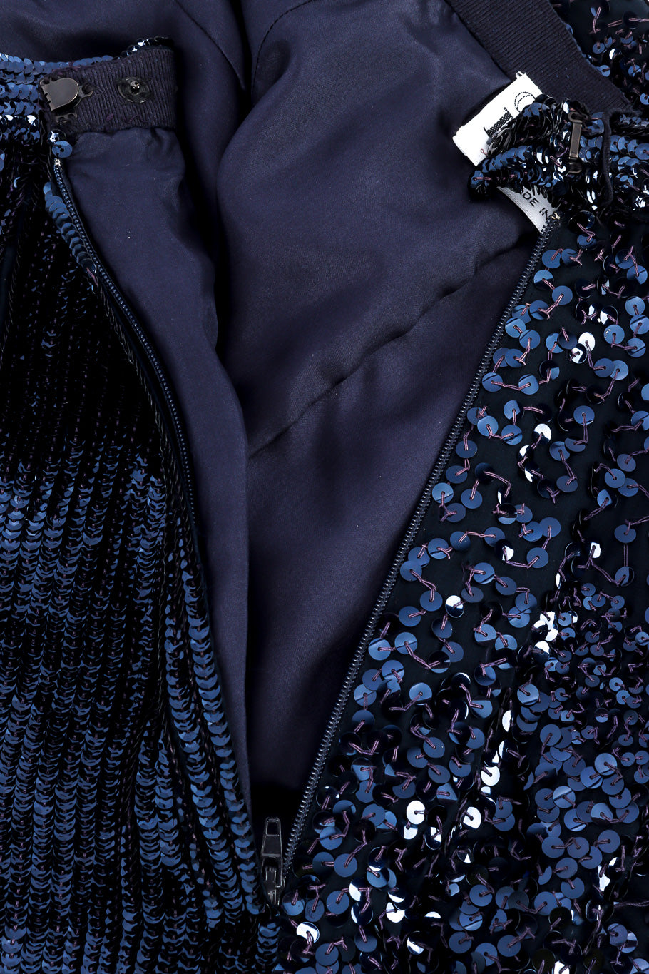 Midnight sequin skirt by Gianfranco Ferre zipper @recessla