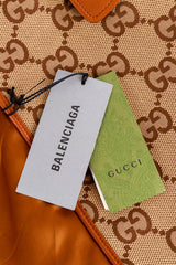 2021 F/W Canvas & Leather GG Hourglass Jacket hang tags @recess la