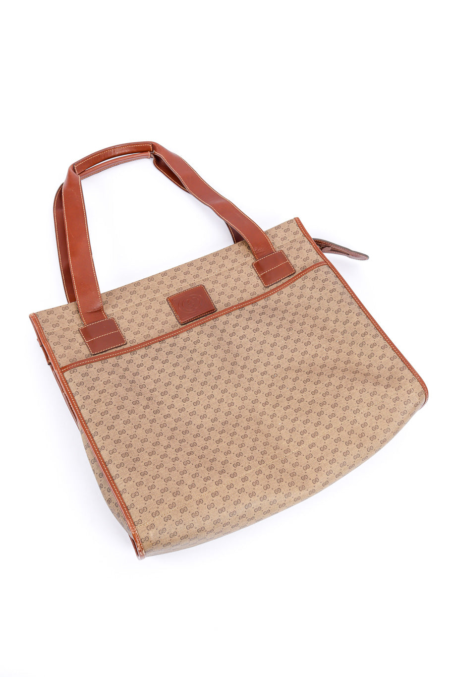 Coated Canvas & Leather GG Tote by Gucci @recessla