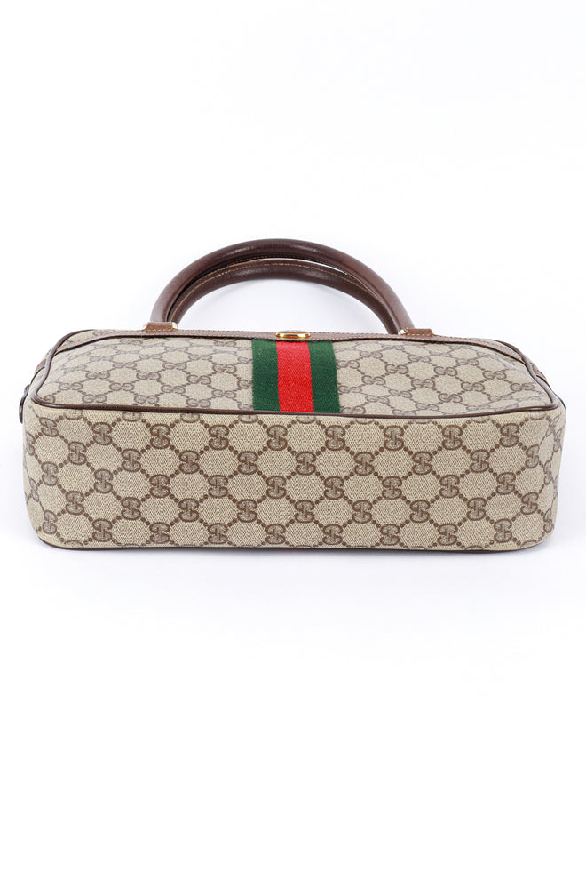 Gucci GG Monogram Ophidia Top Handle Bag bottom @RECESS LA
