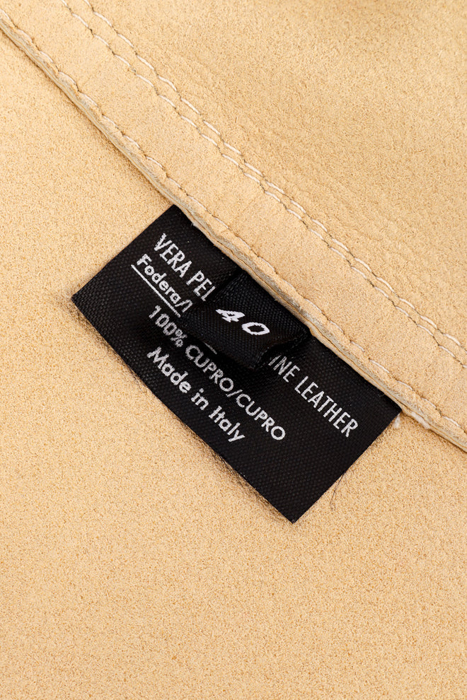 Leather jacket by Gucci fabric tag @recessla