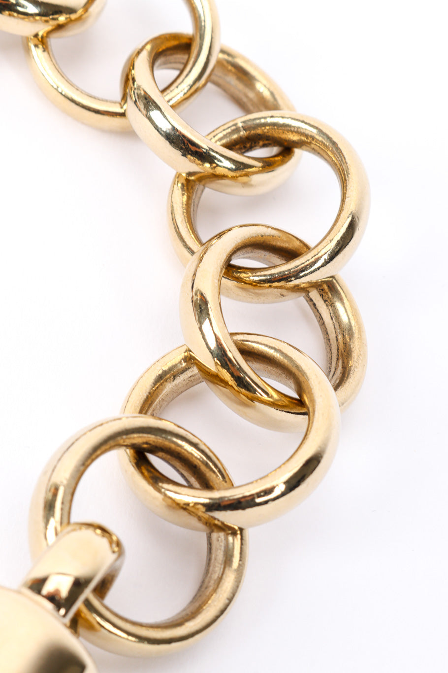 Gucci Horsebit Tassel Belt rolo chain closeup @recessla