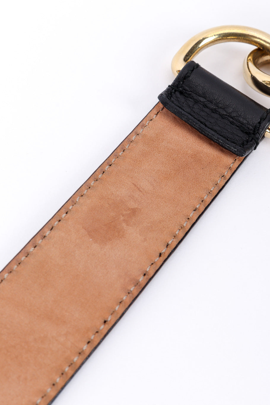 Gucci Horsebit Tassel Belt back closeup @recessla