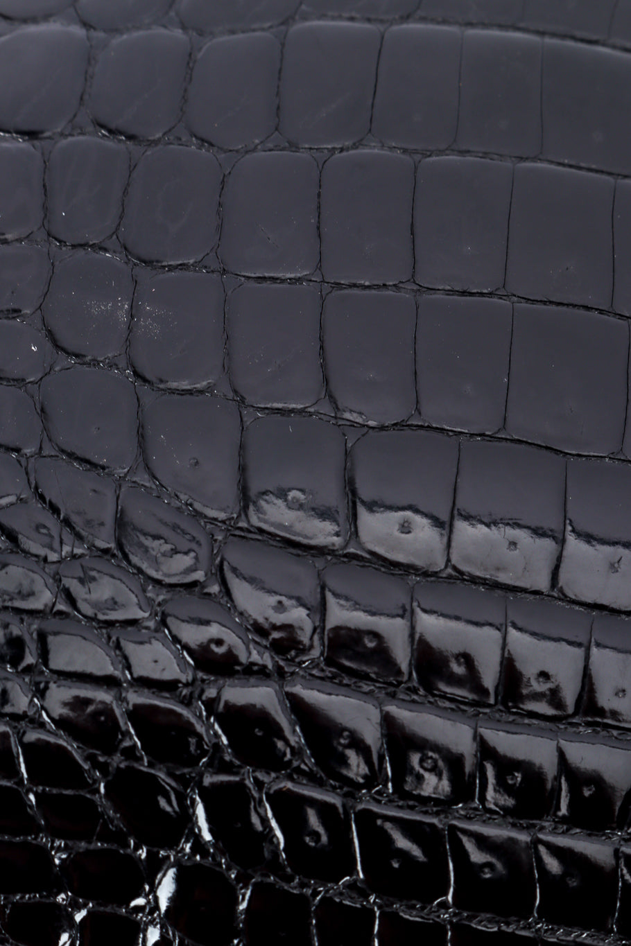 Vintage Gucci Patent Croc Purse scuffed exterior @recessla