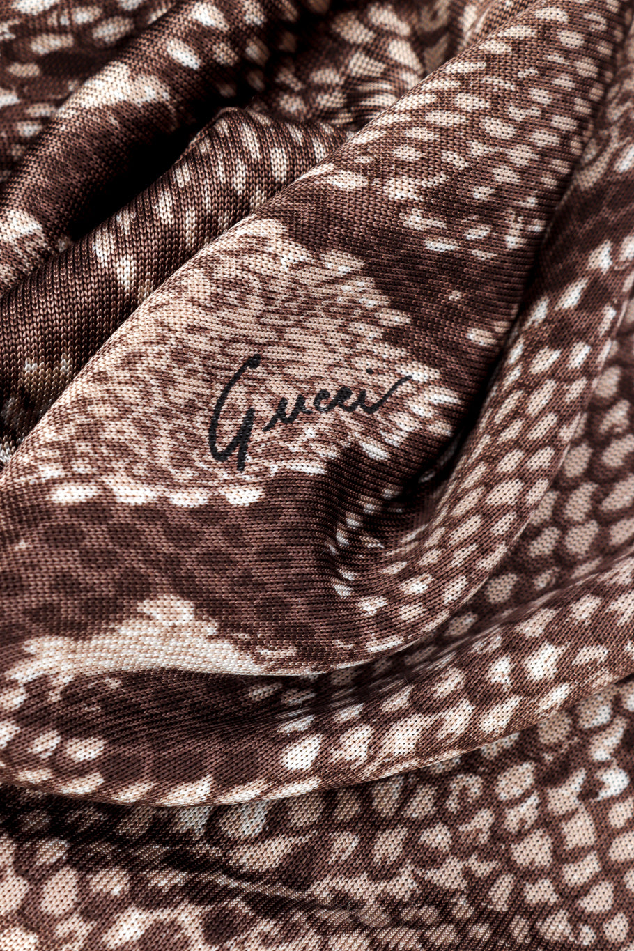 2000 S/S Python Mini Dress by Gucci signed print @recessla