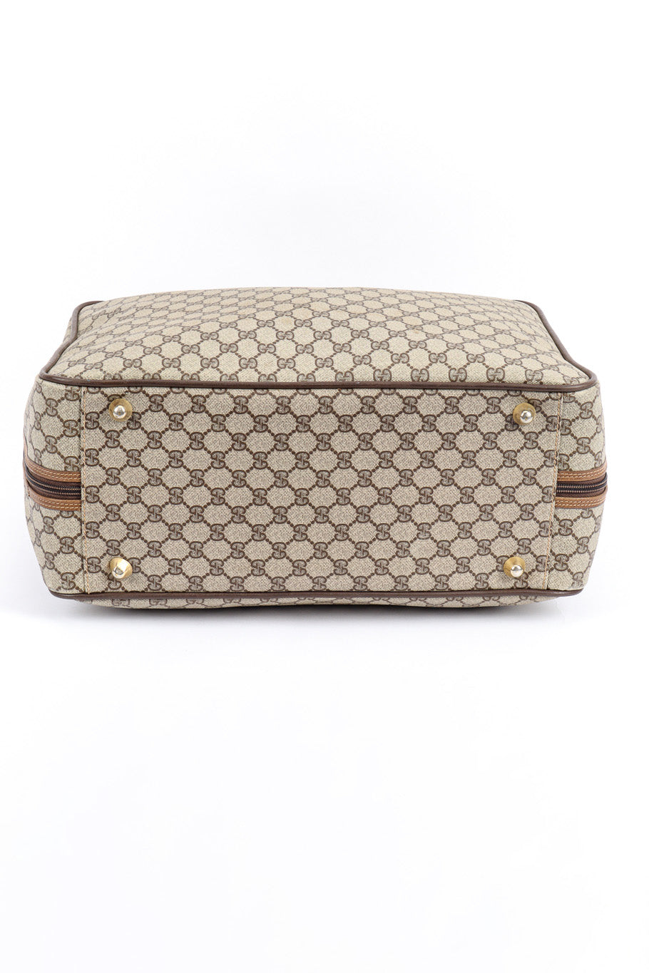 Vintage Gucci Monogram Suitcase bottom @recess la