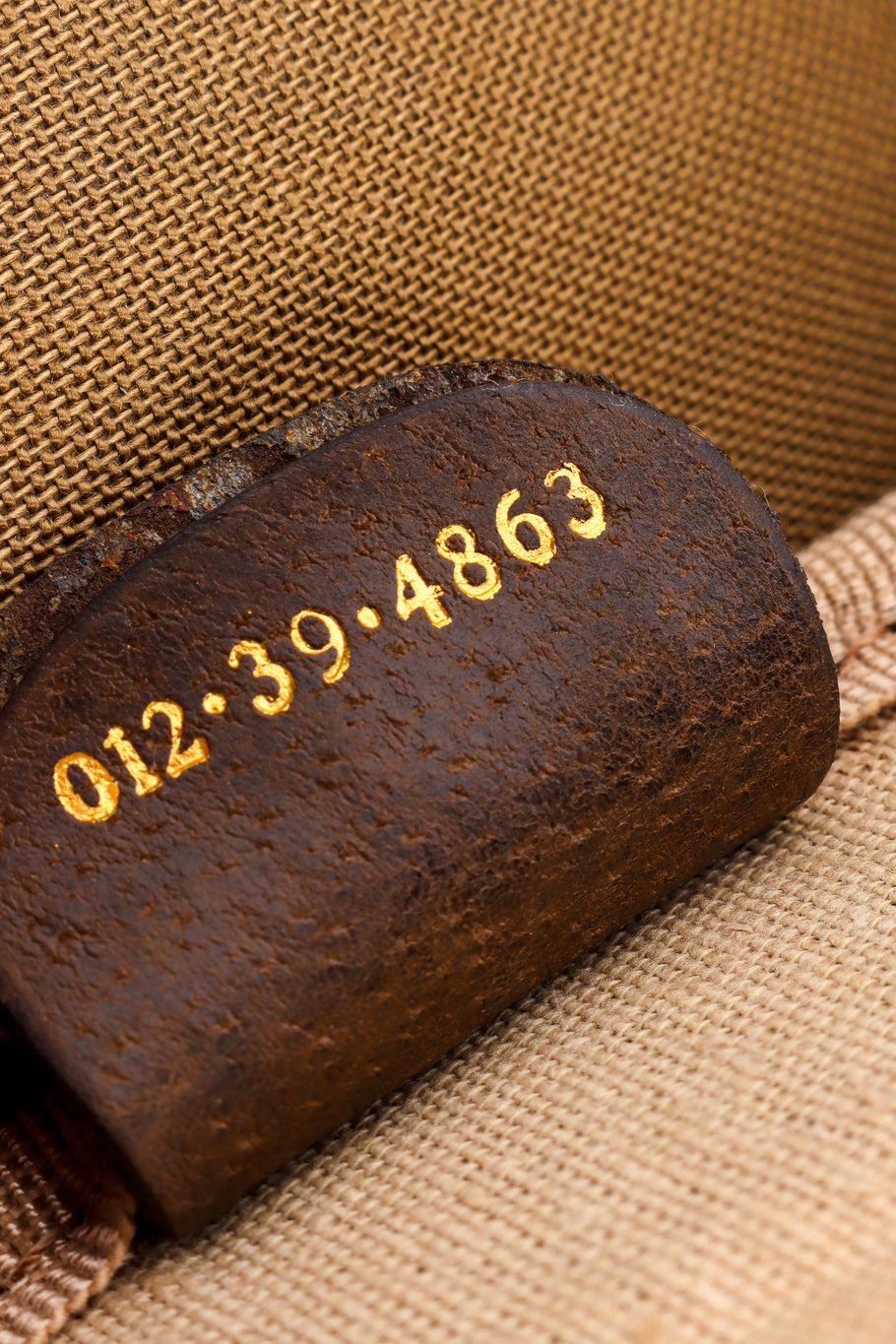 Vintage Gucci Monogram Suitcase serial number @recess la