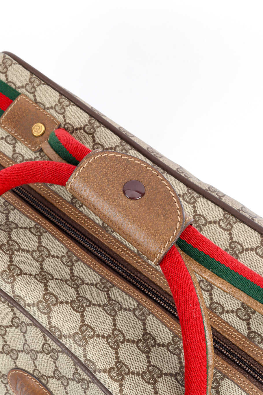 Vintage Gucci Monogram Suitcase handles @recess la
